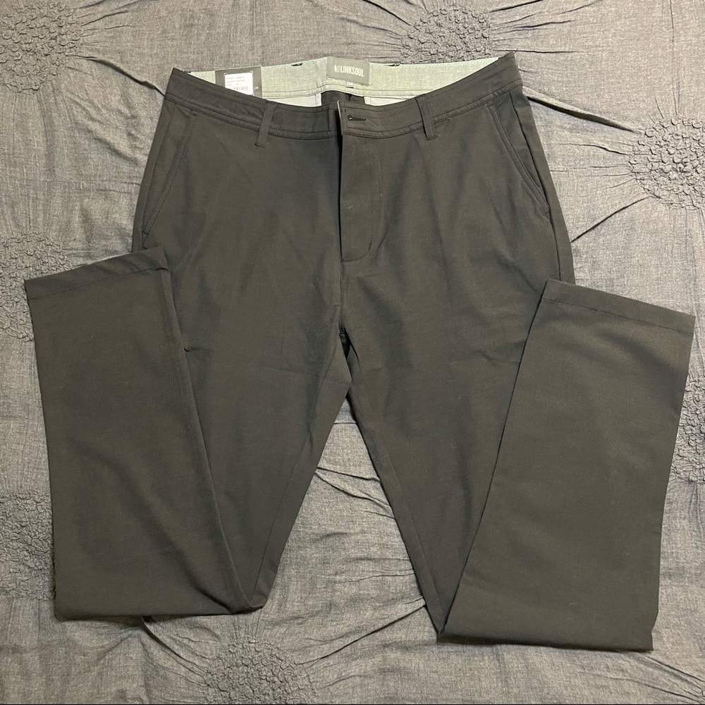 LINKSOUL *NWT* Boardwalker 1.0 35x32 true black chinos